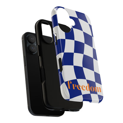 Freedom Blue iPhone Case