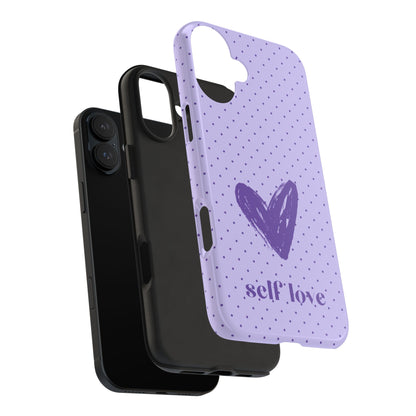 Self Love Purple iPhone Case