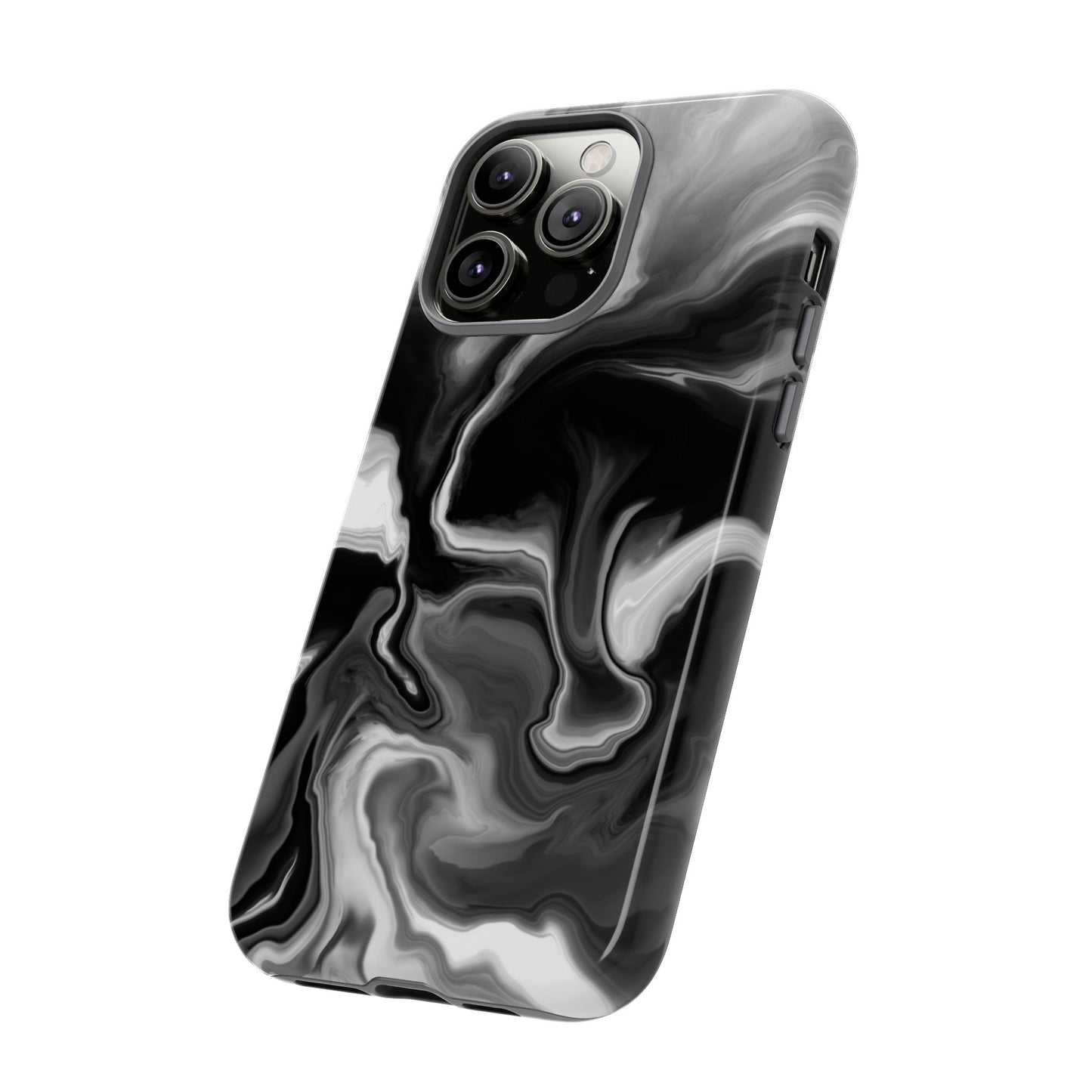 Black Fluid iPhone Case