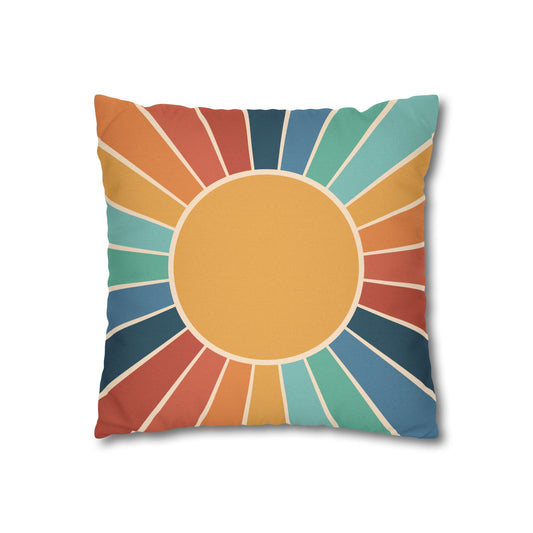 Colorful Sun Pillow