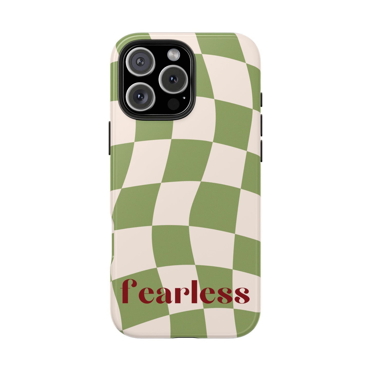 Green Chessboard iPhone Case