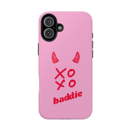 XOXO Baddie Pink iPhone Case