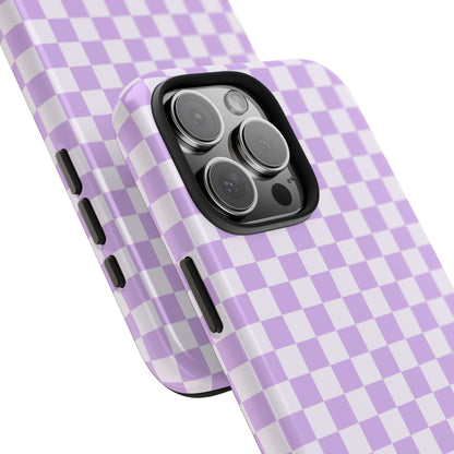 Purple Squares iPhone Case