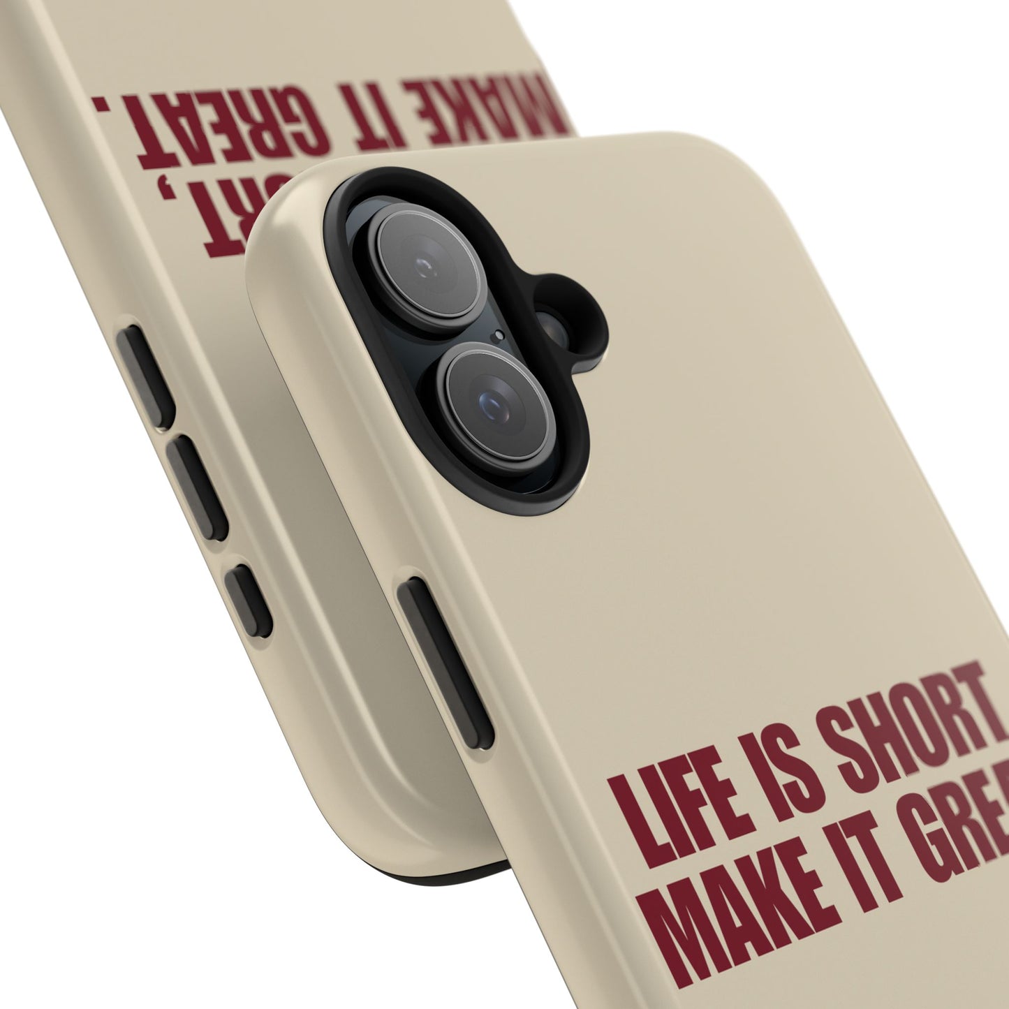 Life is short. iPhone Case