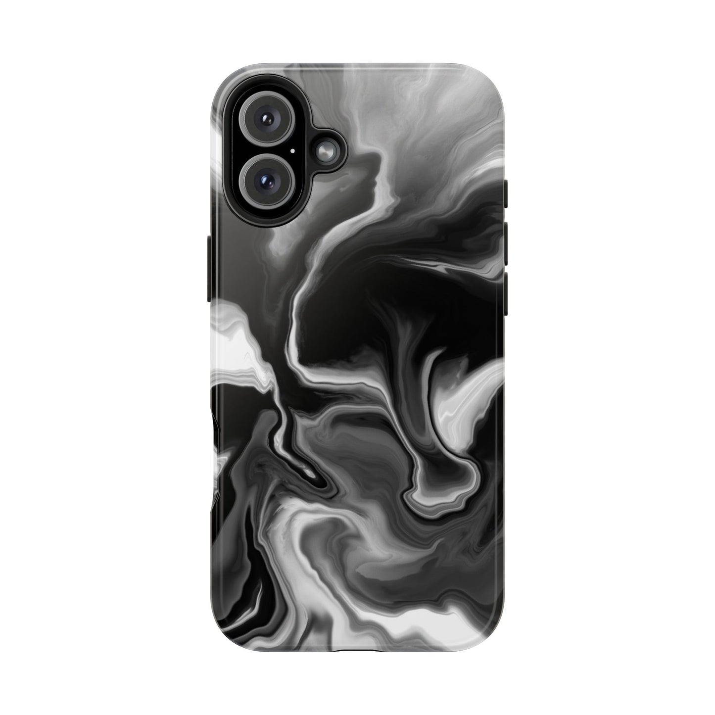 Black Fluid iPhone Case