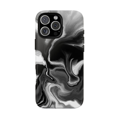 Black Fluid iPhone Case