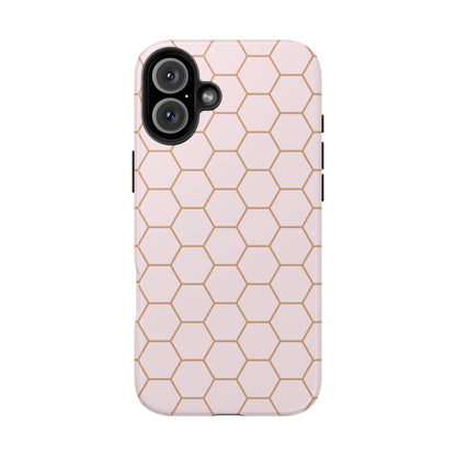 Coque iPhone rose abeille