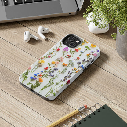 Rainbow Flowers iPhone Case