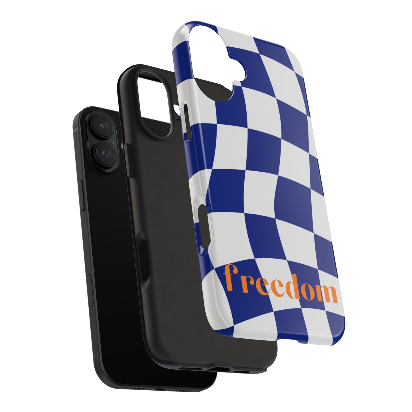 Freedom Blue iPhone Case