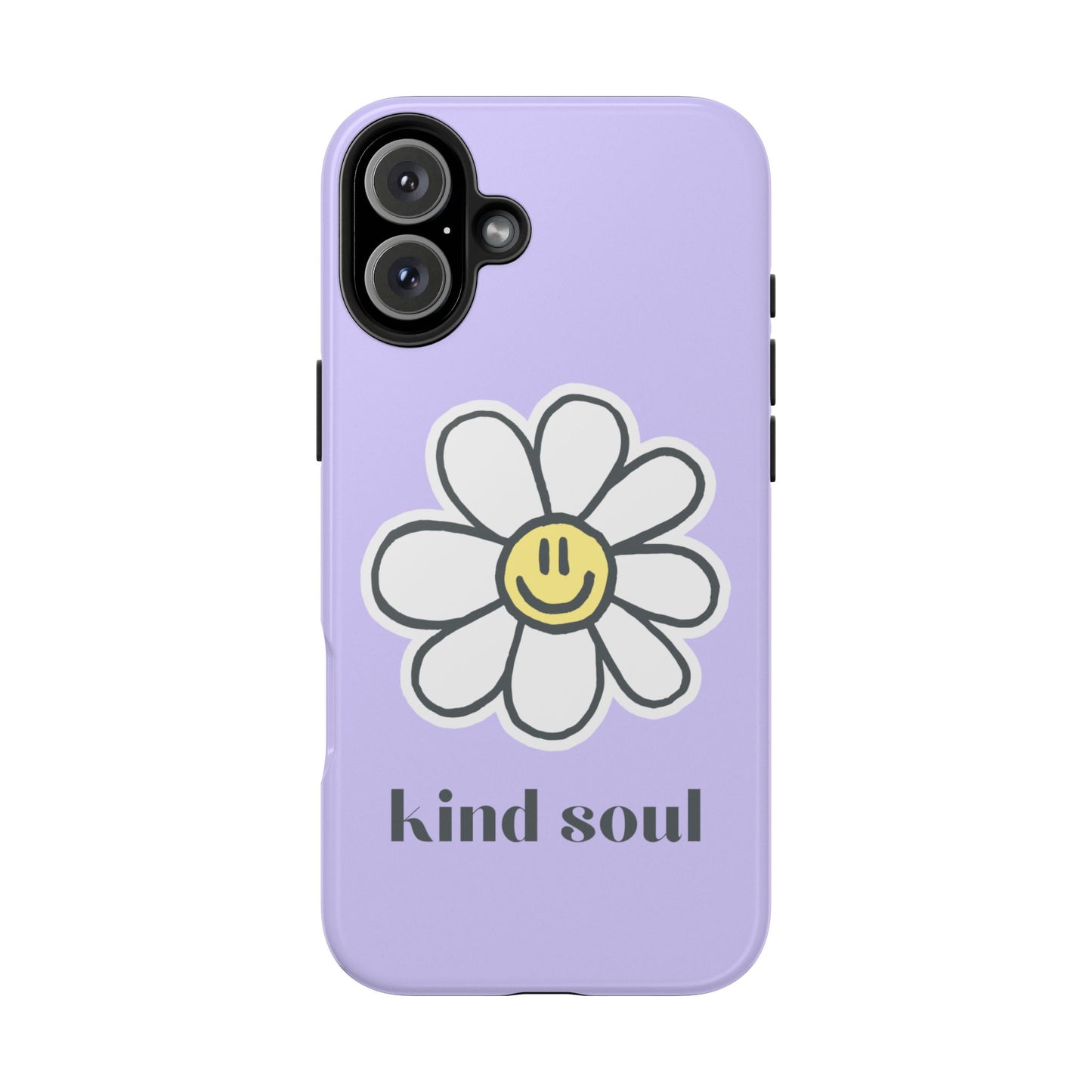 Kind Soul Purple iPhone Case