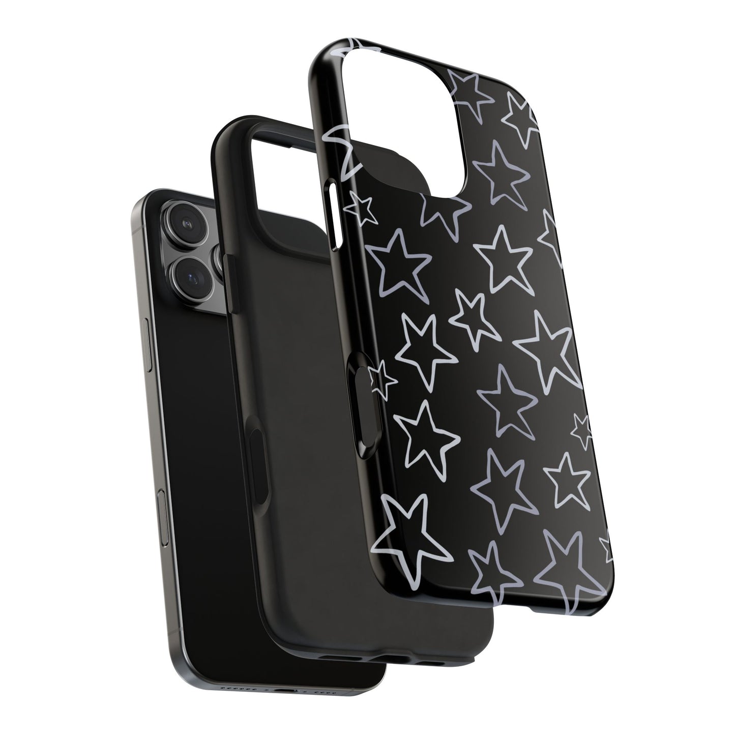 Black Stars iPhone Case