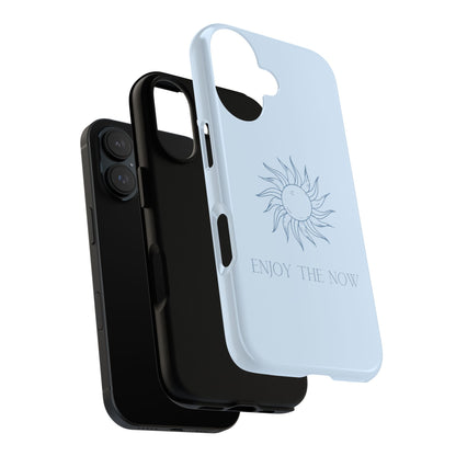 Enjoy The Now Blue iPhone Case