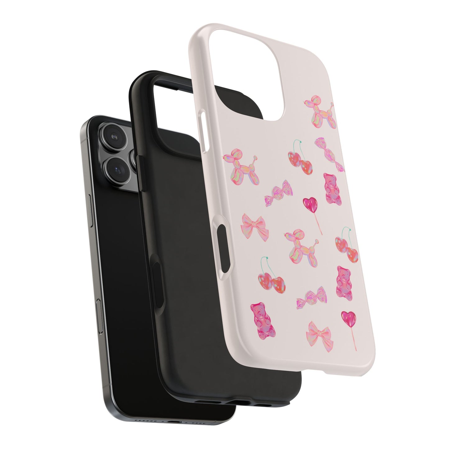 Pink & Pink iPhone case