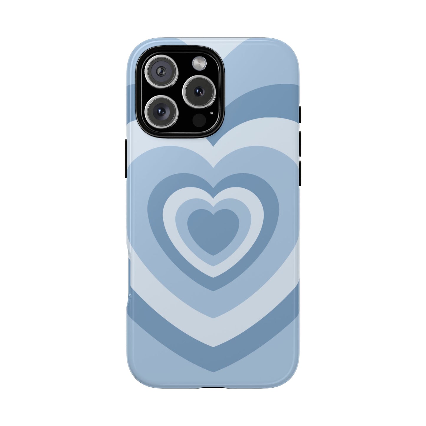 Infinity Blue Hearts iPhone Case