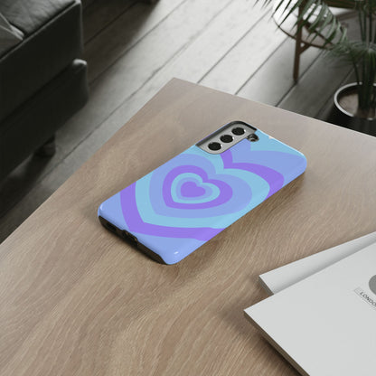 Infinity Blue & Purple Hearts Samsung Case