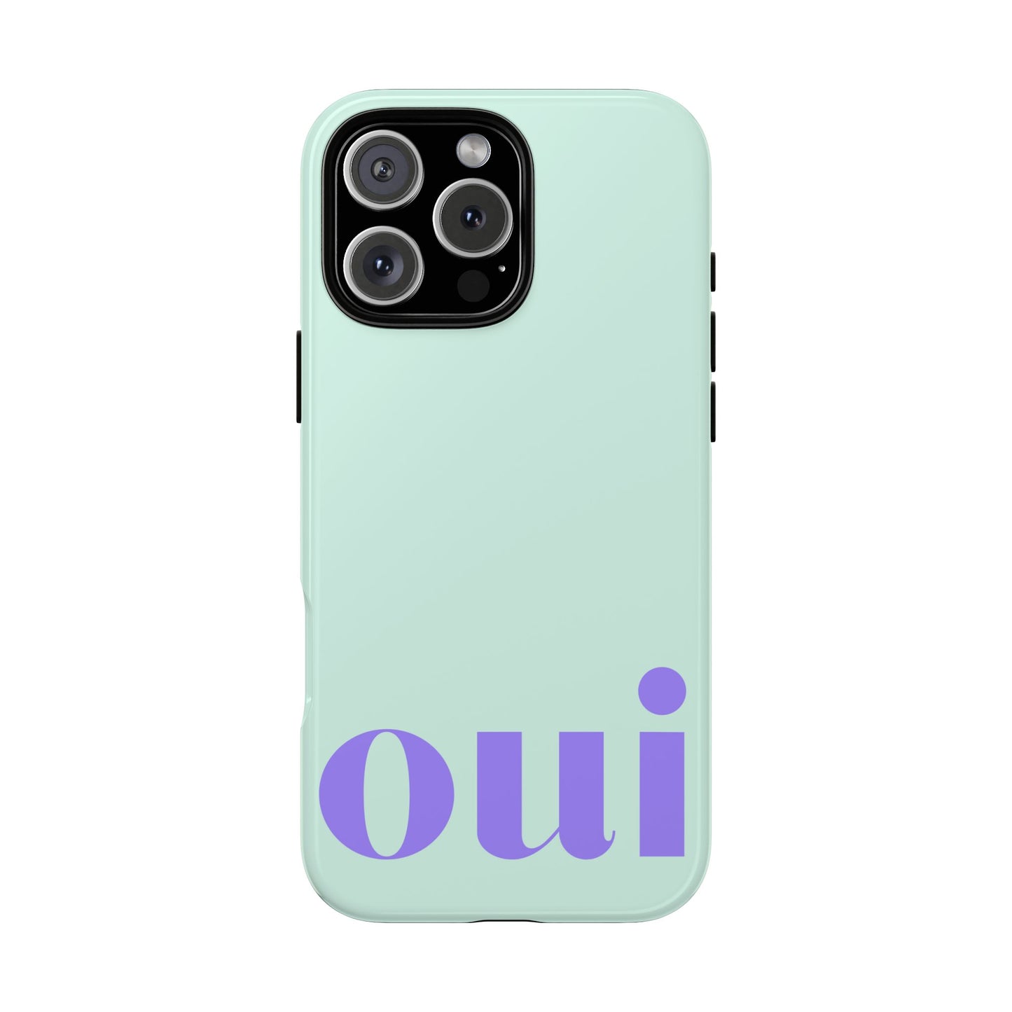 Oui Oui Green iPhone Case