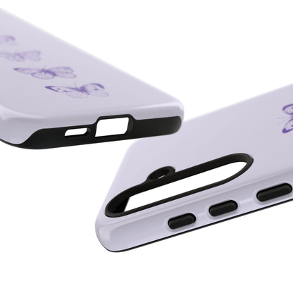 Purple Butterfly Samsung Case