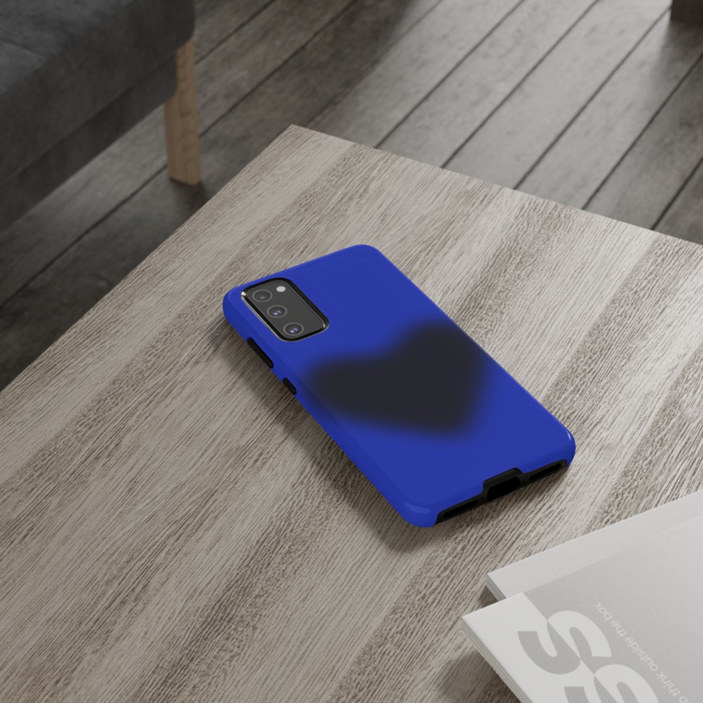 Black Heart Blue Samsung Case