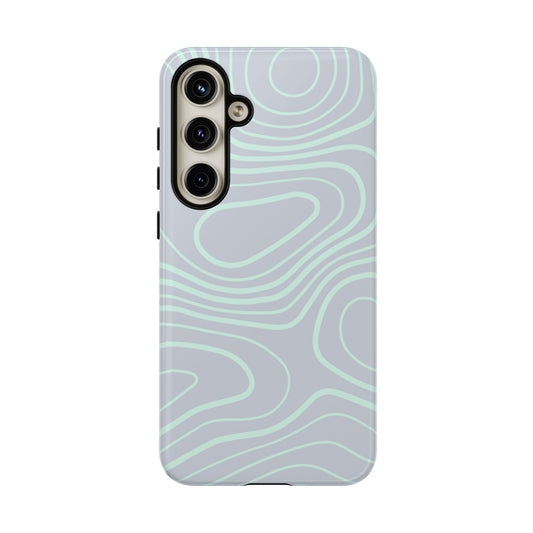 Mint Fine Lines Samsung Case