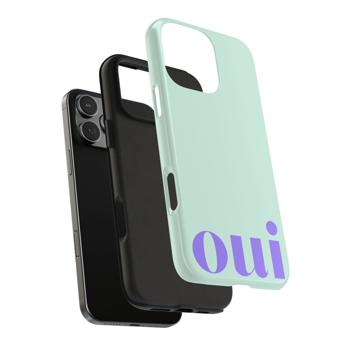 Oui Oui Green iPhone Case