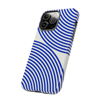 Blue Circles iPhone Case