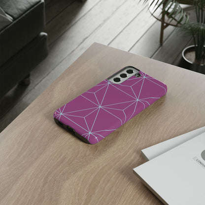 Purple Triangles Samsung Case