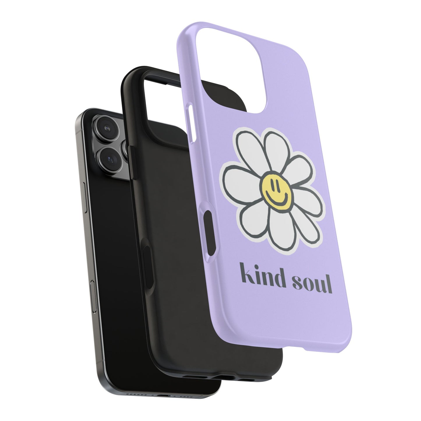 Kind Soul Purple iPhone Case