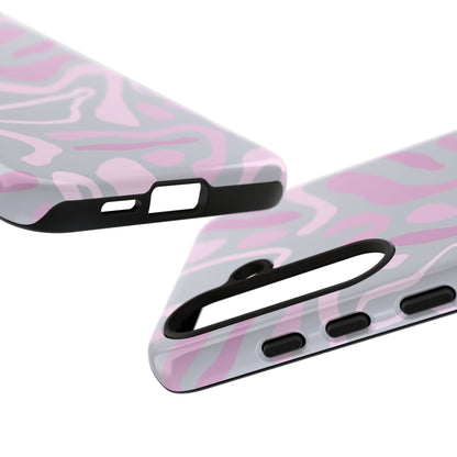 Pink Abstract Shapes Samsung Case