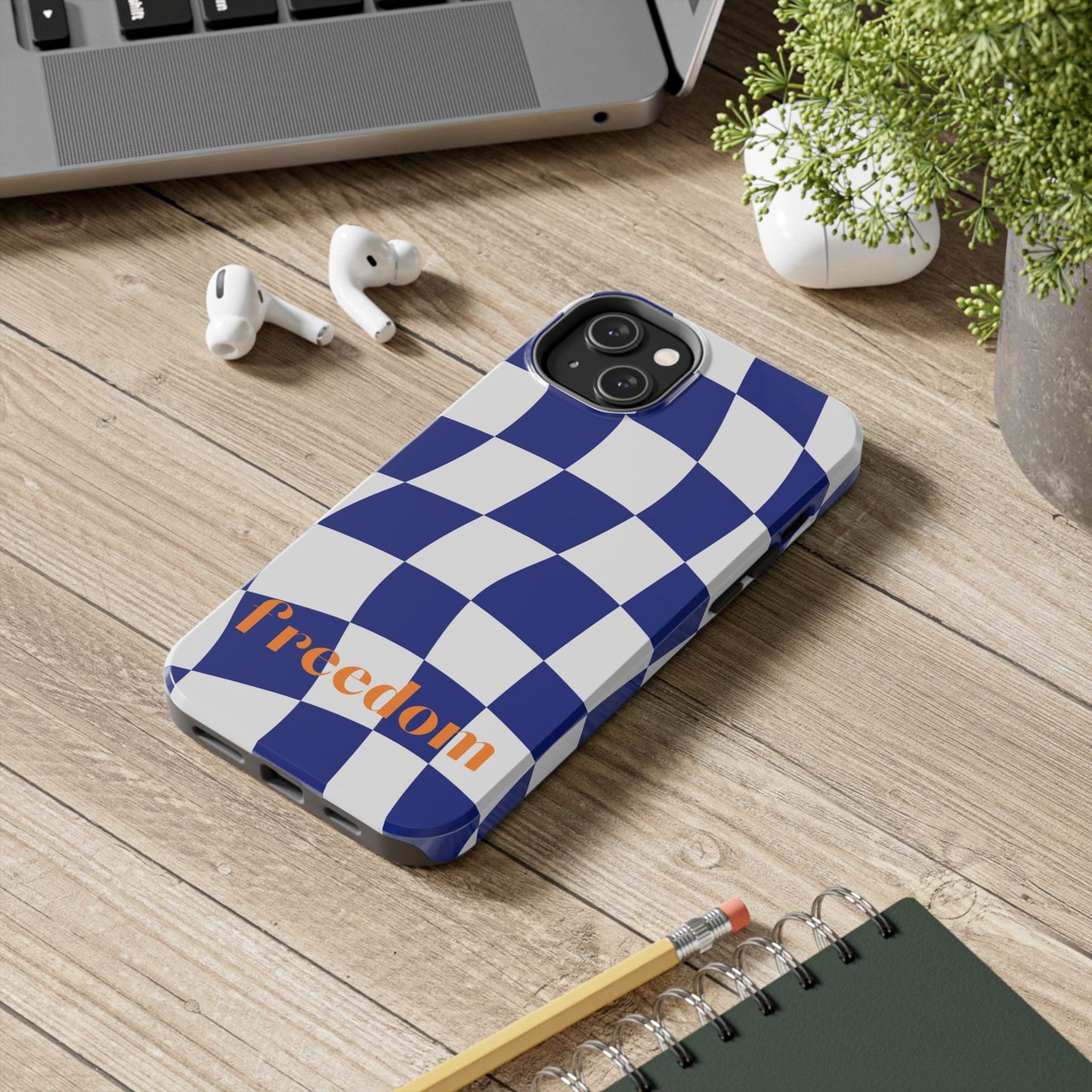 Freedom Blue iPhone Case