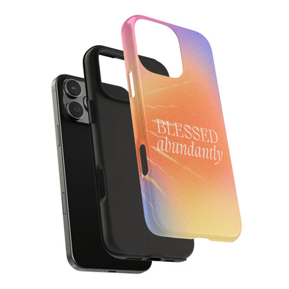 Blessed Abundantly iPhone Case