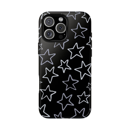 Black Stars iPhone Case