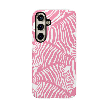 Pink Zebra Samsung Case