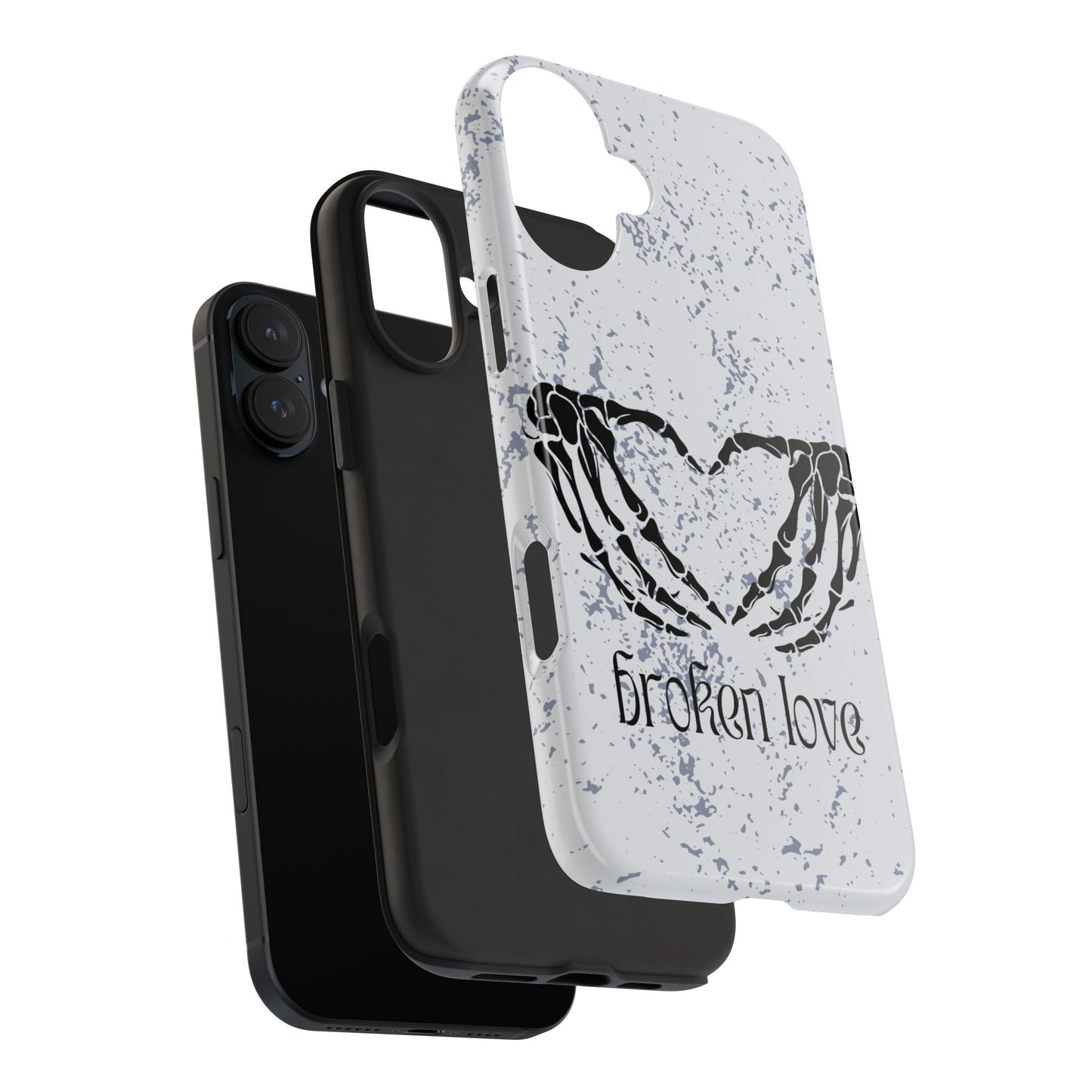 Broken Love White iPhone Case