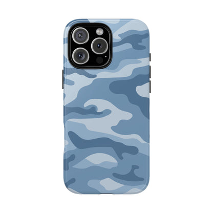 Blue Camo iPhone Case