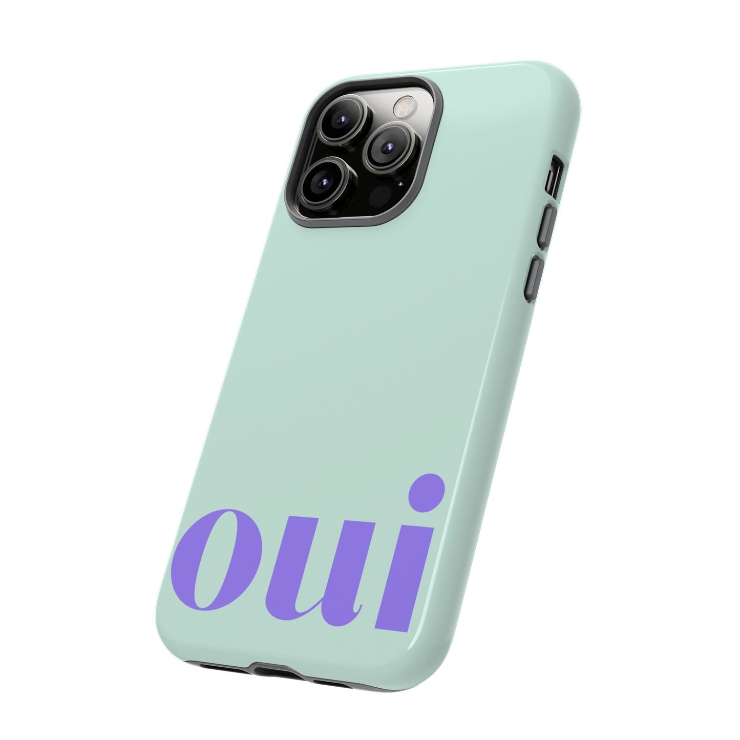 Oui Oui Green iPhone Case