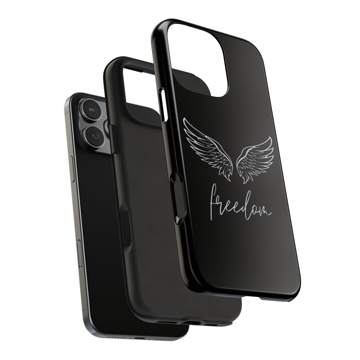 Angel Black Wings iPhone Case