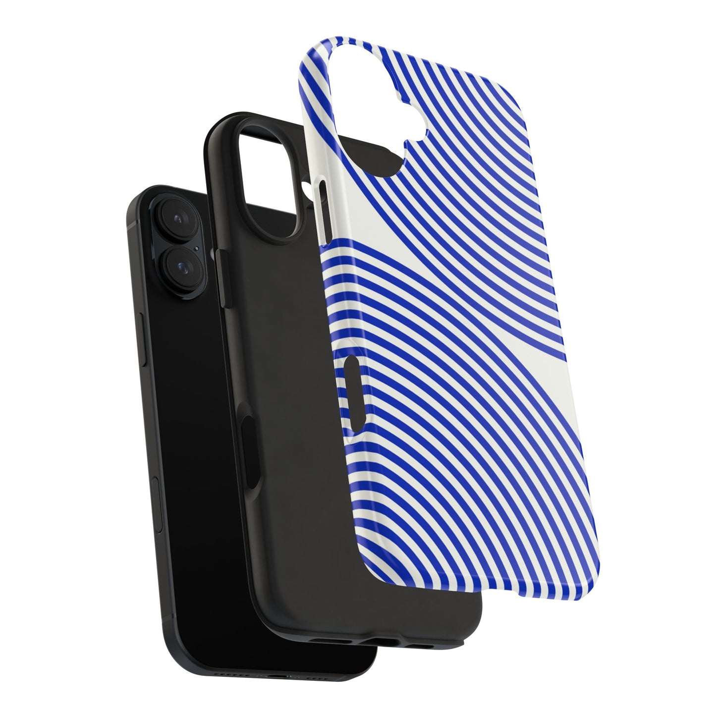 Blue Circles iPhone Case