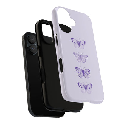 Purple Butterfly iPhone Case