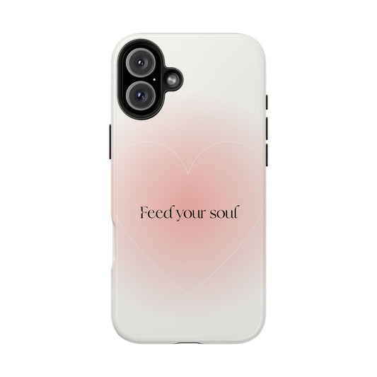 Feed Your Soul Pink iPhone Case