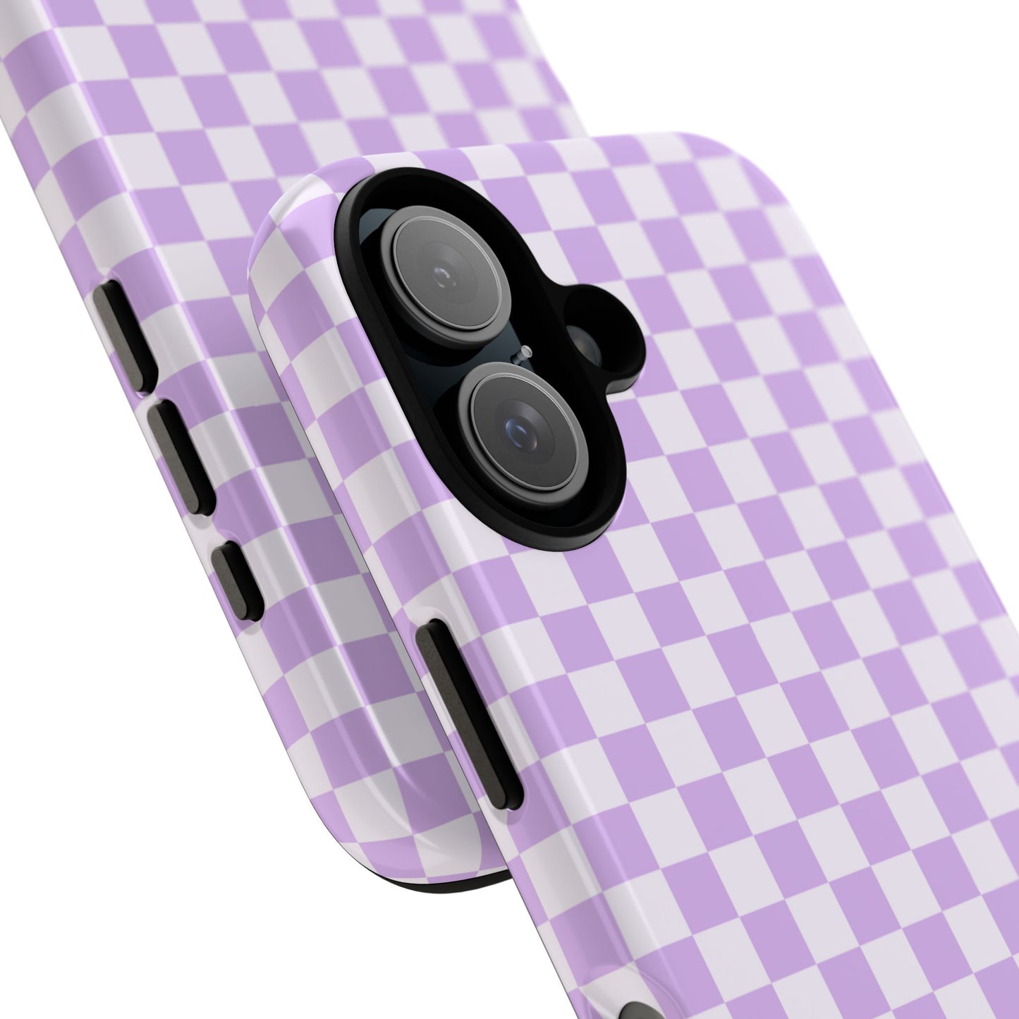 Purple Squares iPhone Case