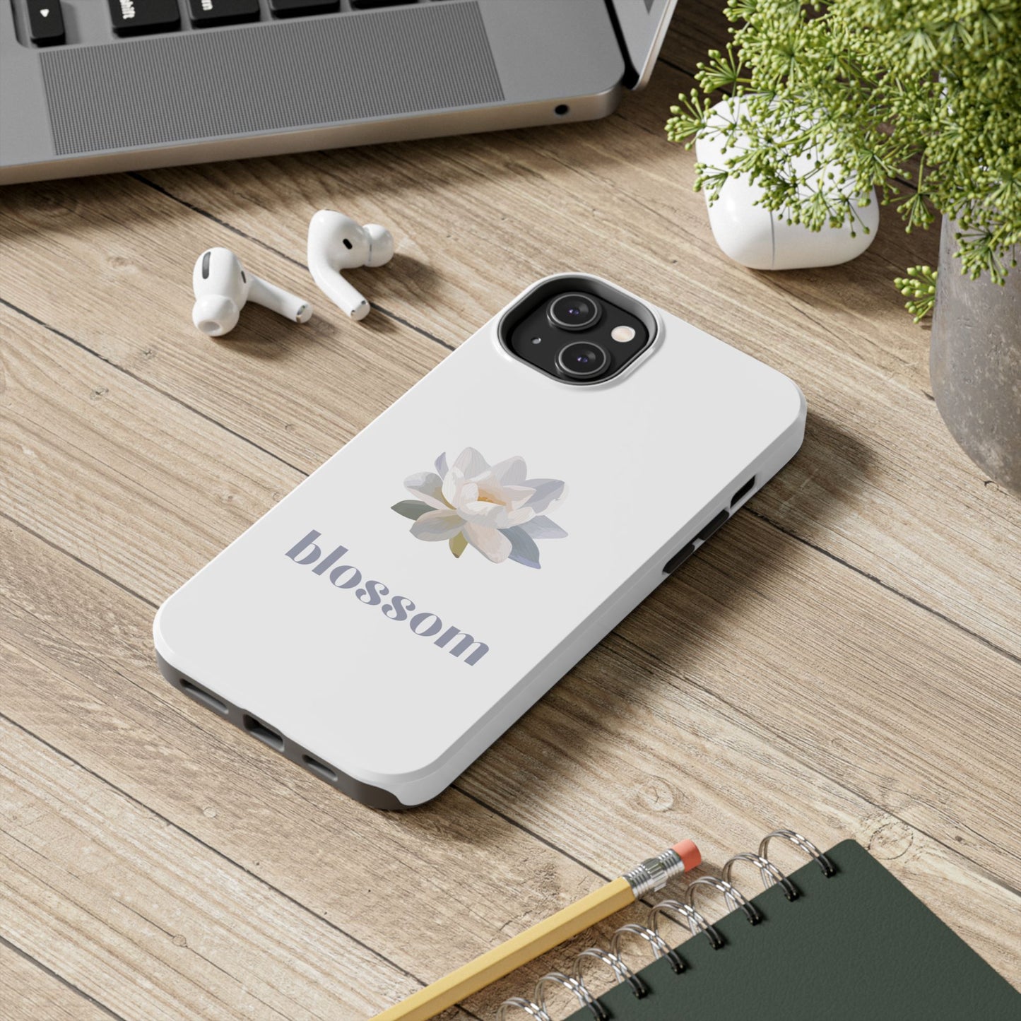 Blossom White iPhone Case