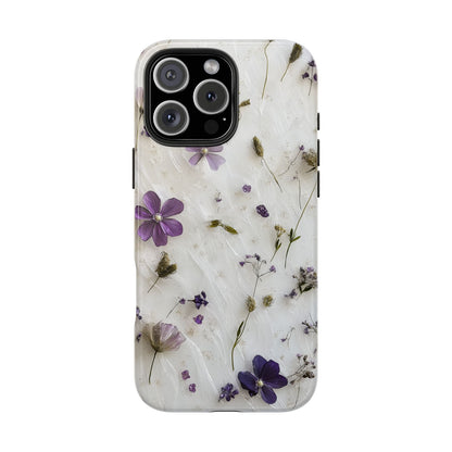 Purple Flowers iPhone Case