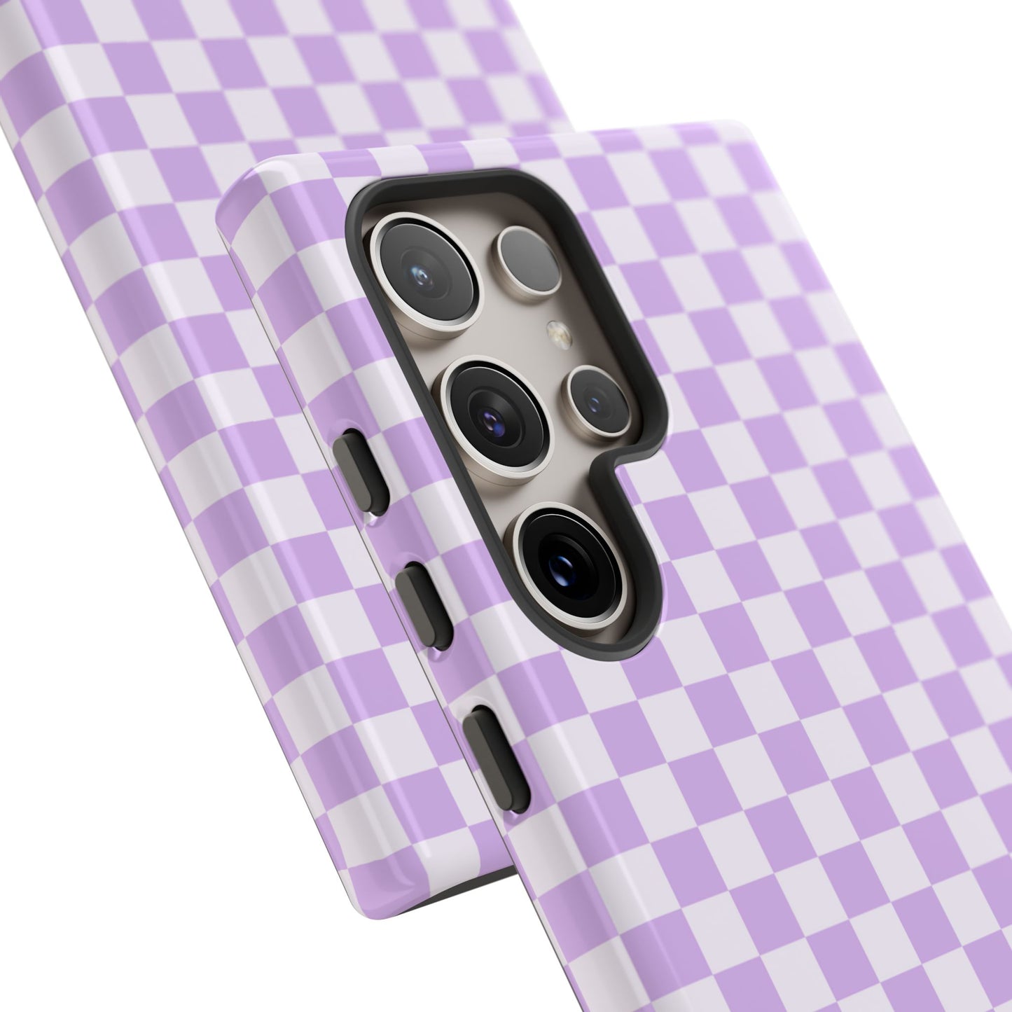 Purple Squares Samsung Case