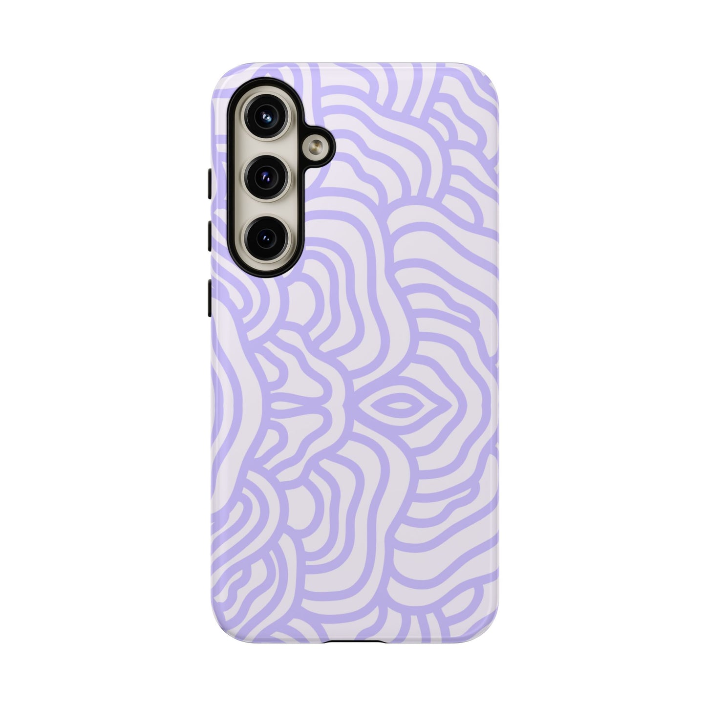 Purple Lines Samsung Case