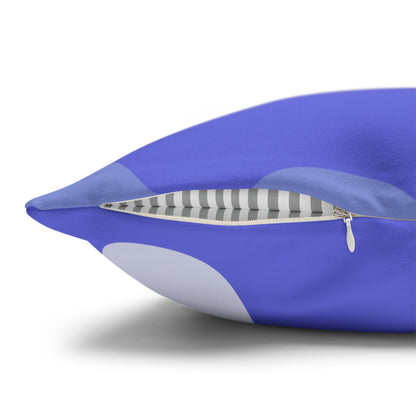 Blue Slime Decorative Pillow