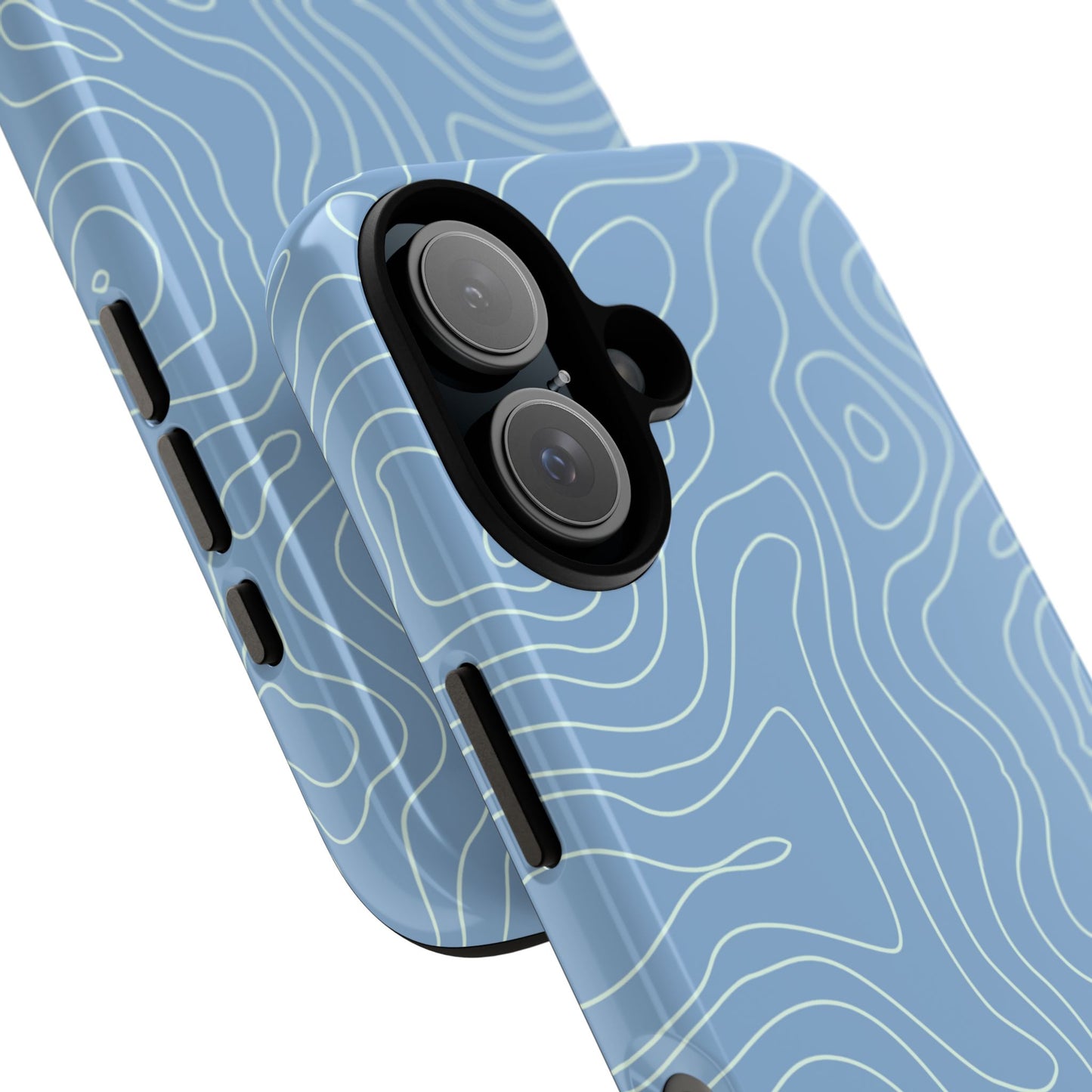 Blue Abstract iPhone Case