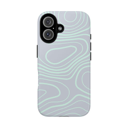 Mint Fine Lines iPhone Case