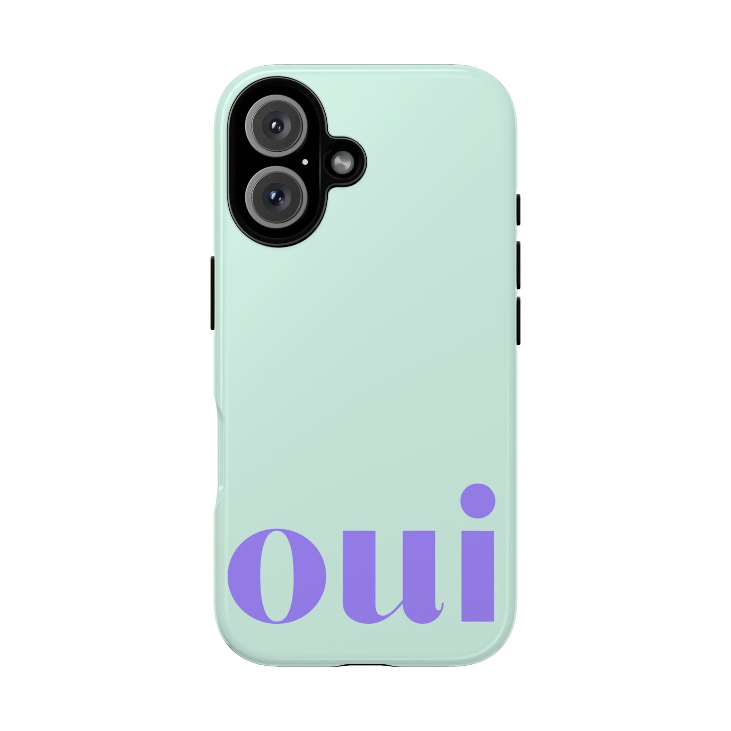 Oui Oui Green iPhone Case