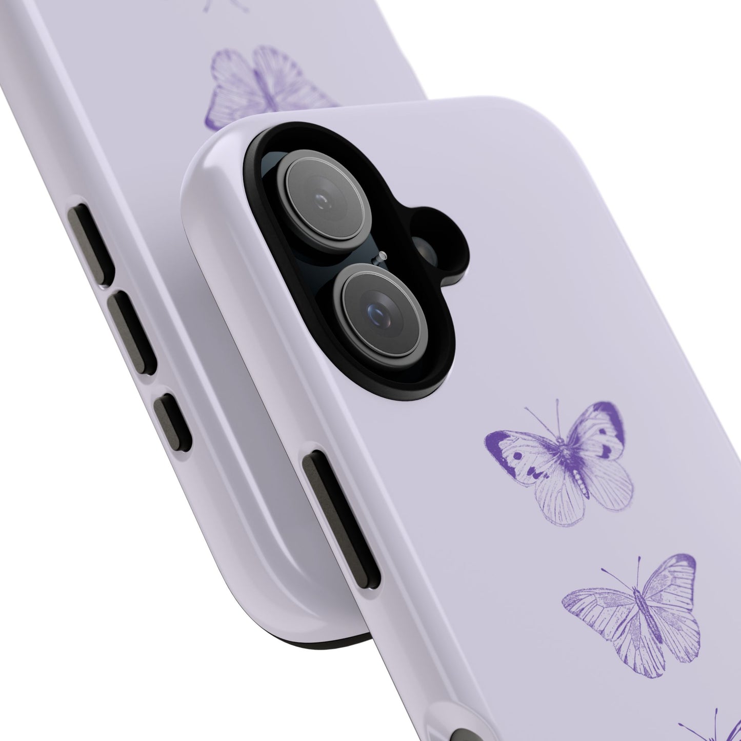 Purple Butterfly iPhone Case