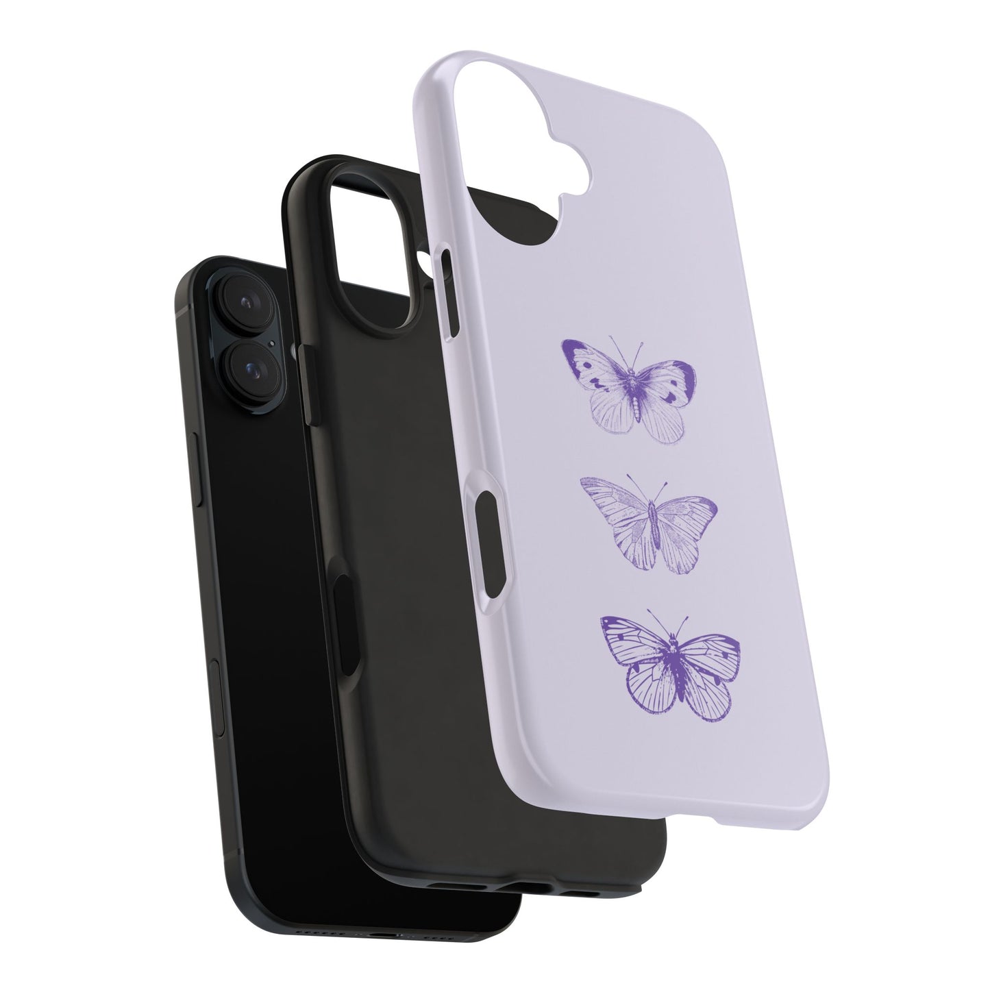 Purple Butterfly iPhone Case